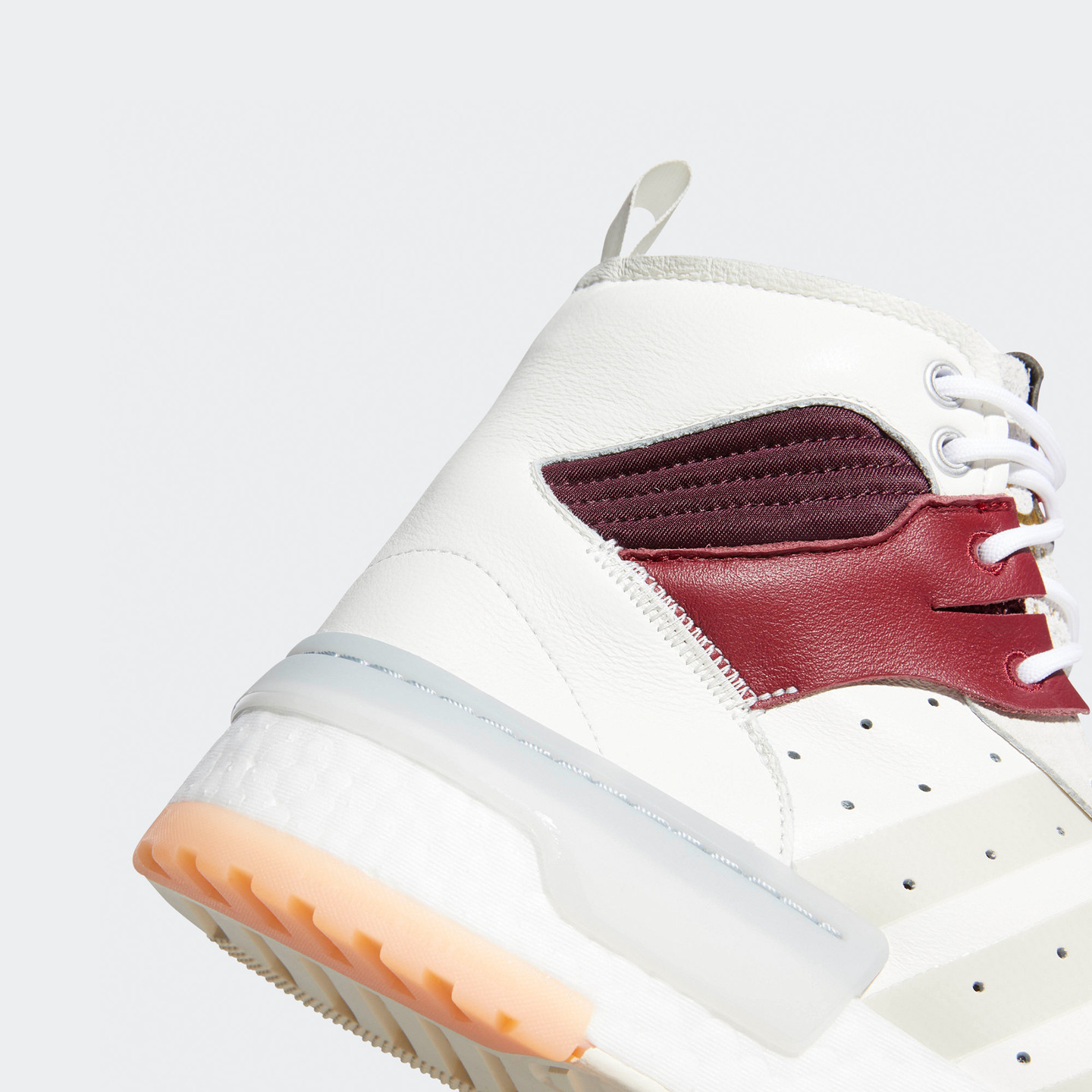 Adidas Rivalry High RM Off White / Burgundy F34143-46