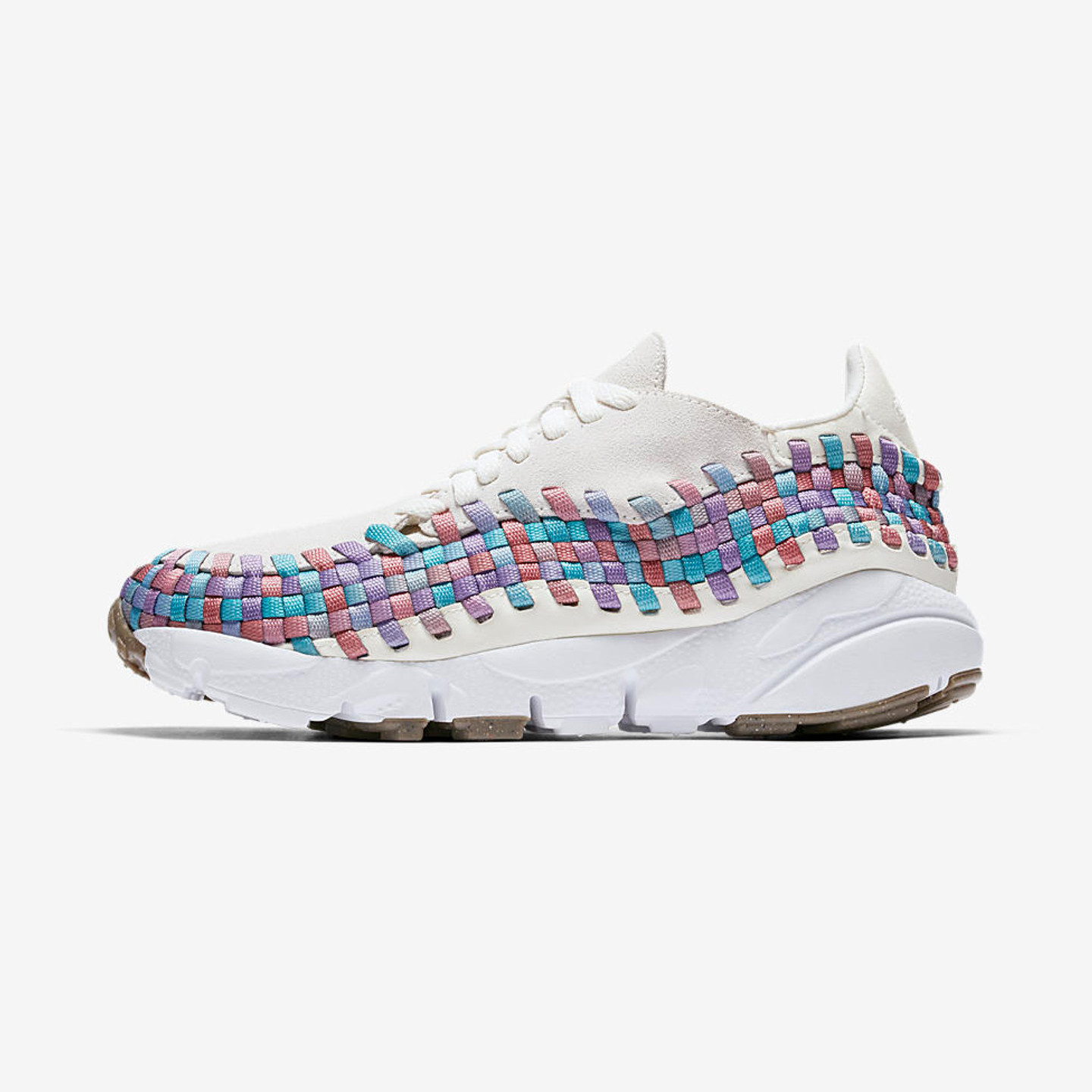 Nike Wmns Air Footscape Woven 'Multicolor' Sail / White / Red / Stardust 917698-100-38.5