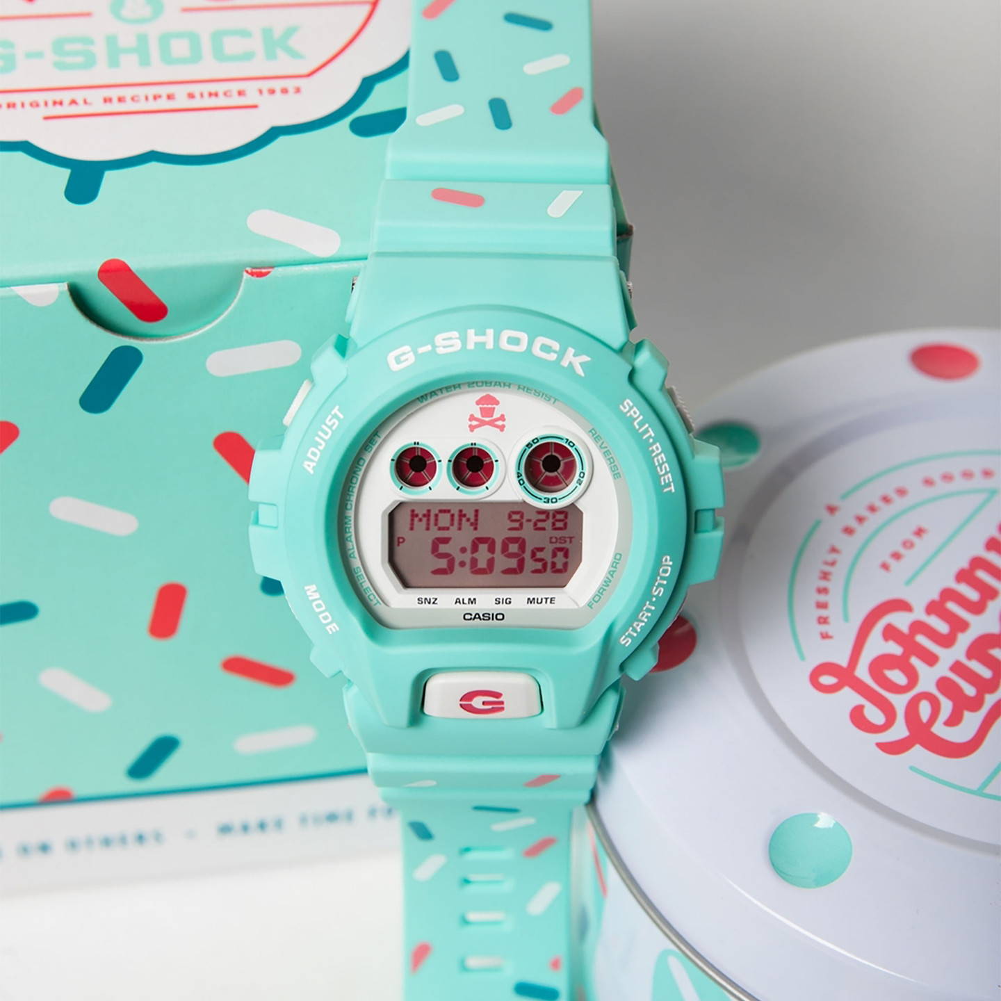 Casio G-Shock x Johnny Cupcakes Sprinkled Mint GDX6900JC-3-one-size