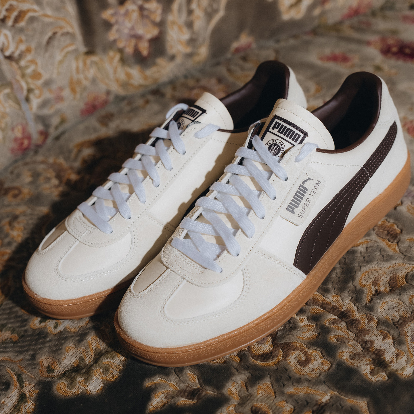 Puma Super Team St.Pauli Sugared Almond / Espresso Brown 401078-01-38.5