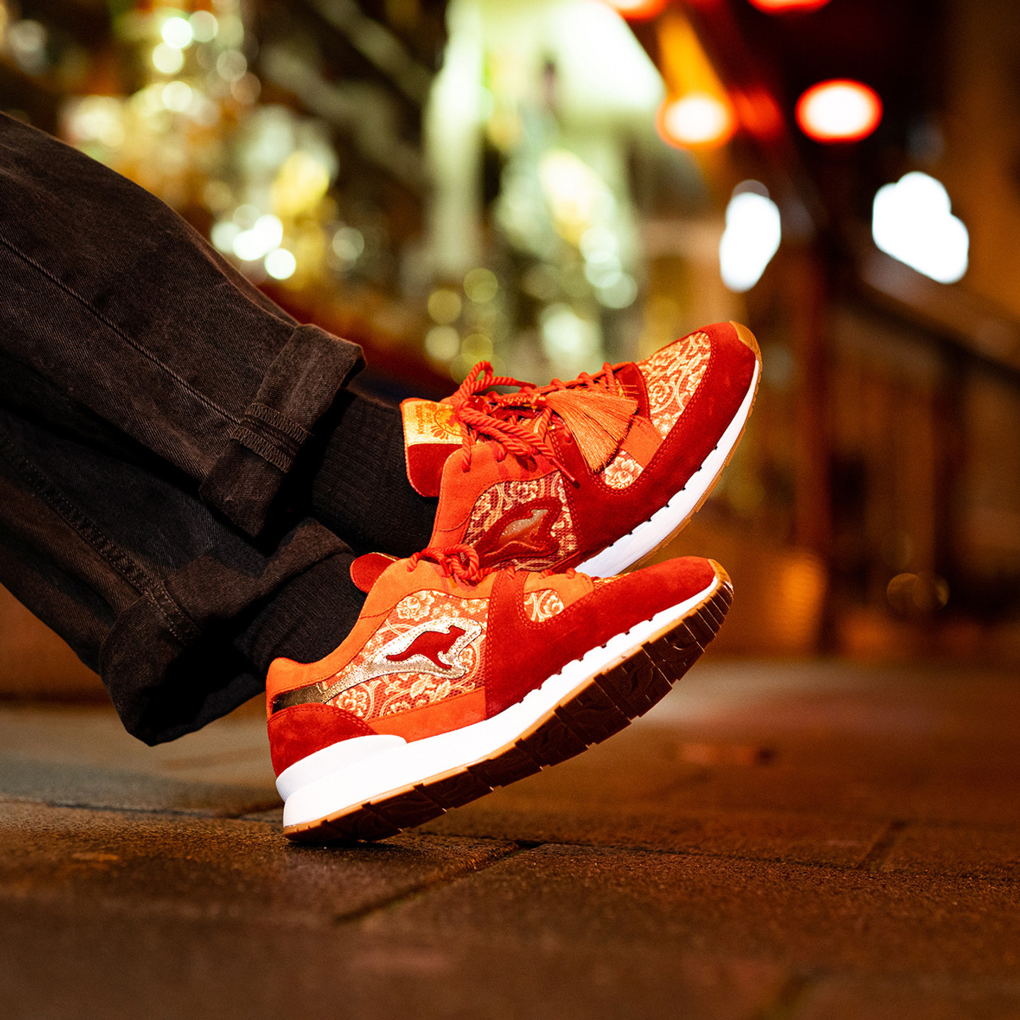 KangaROOS Coil R-1 'Chinese New Year' - Made in Germany Red / Metallic Gold 47CNY 000 6999-44