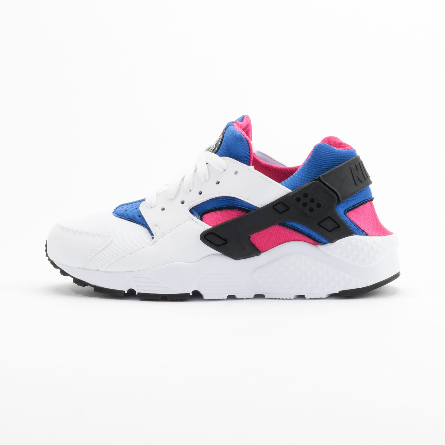 Nike Huarache Run GS White / Black / Game-Royal / Vivid-Pink 654275-106-39