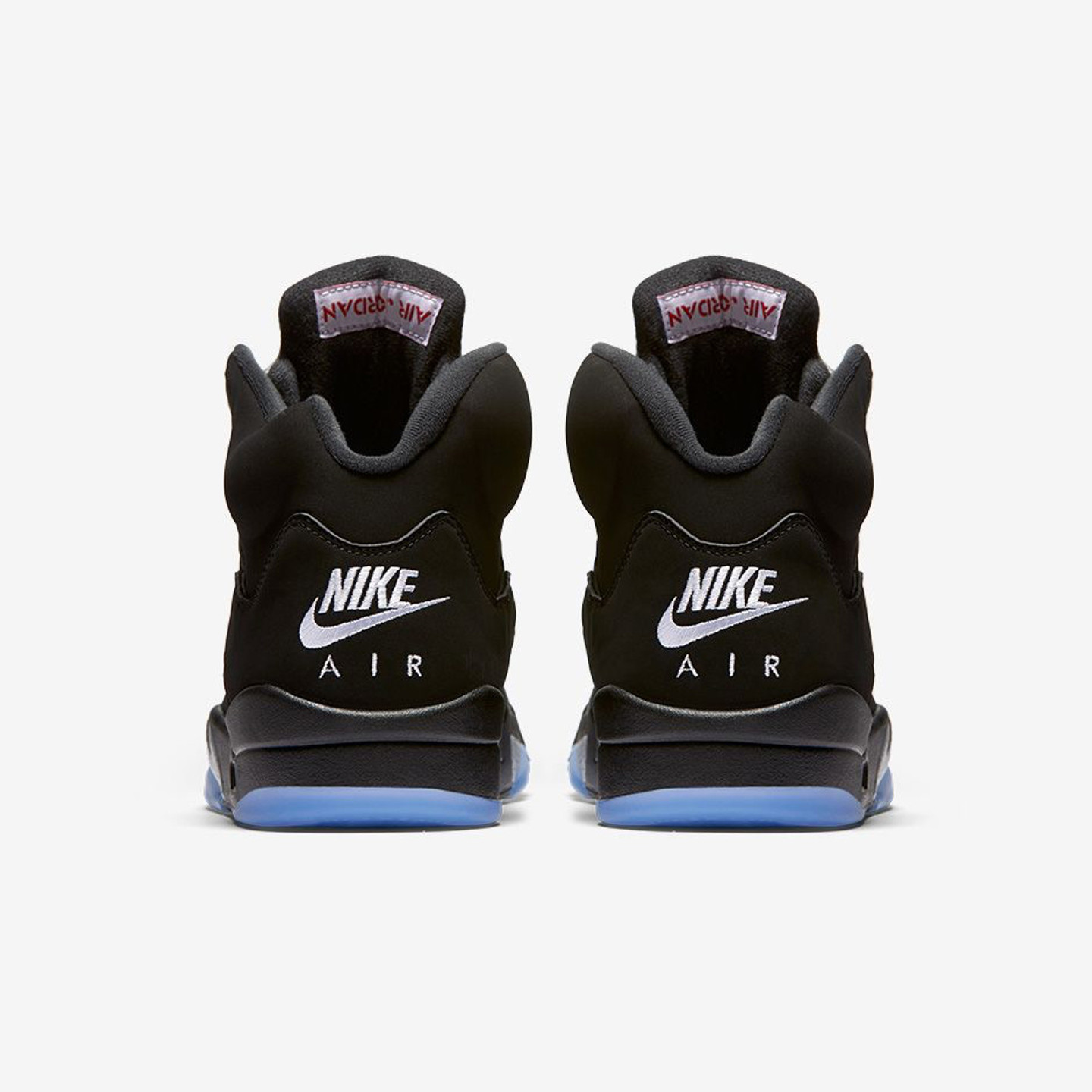 Jordan Air Jordan 5 Retro OG 'Metallic Silver' Black / Metallic Silver / Fire Red 845035-003-44.5