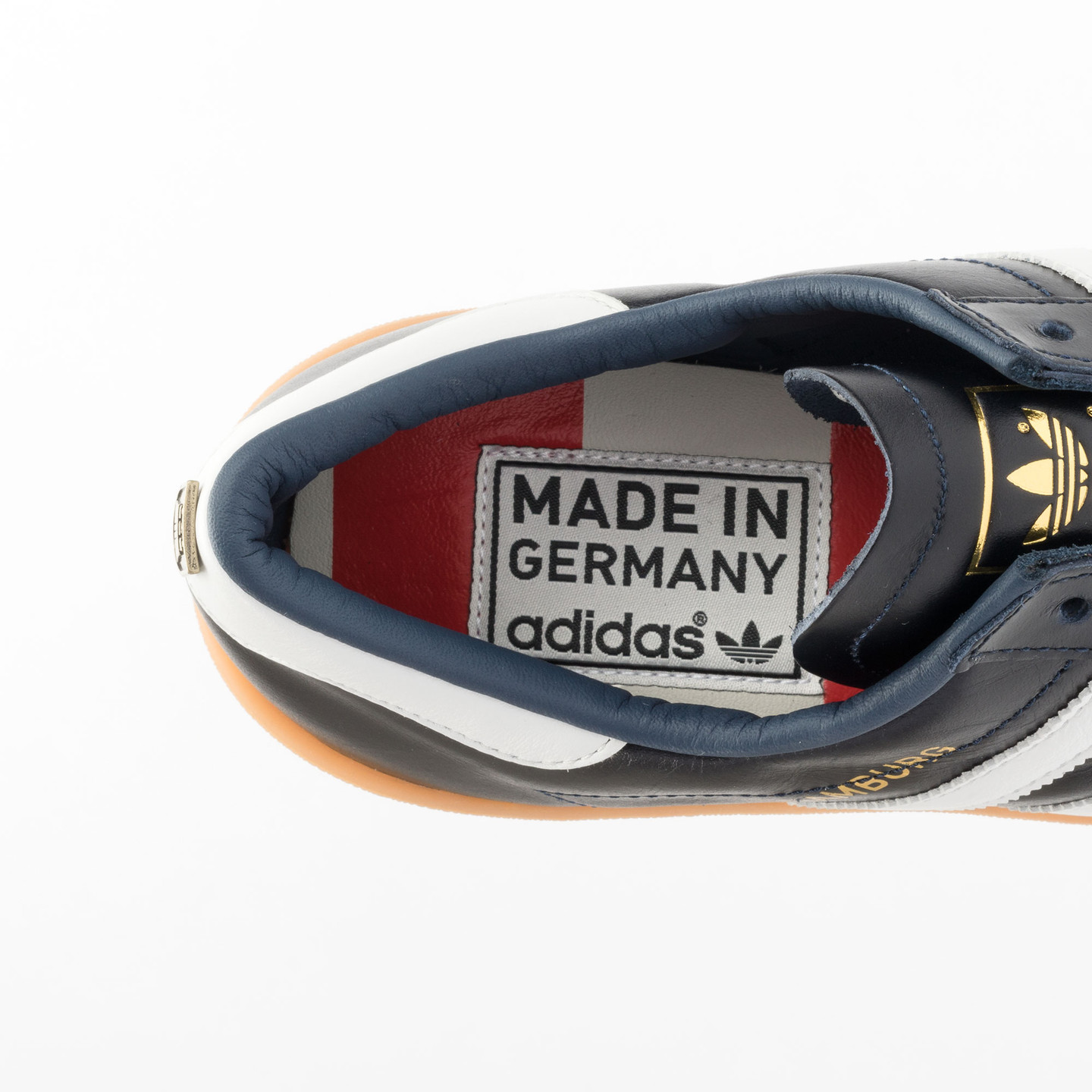 Adidas Hamburg - Made in Germany Navy / White / Gold / Gum S31602-44.66