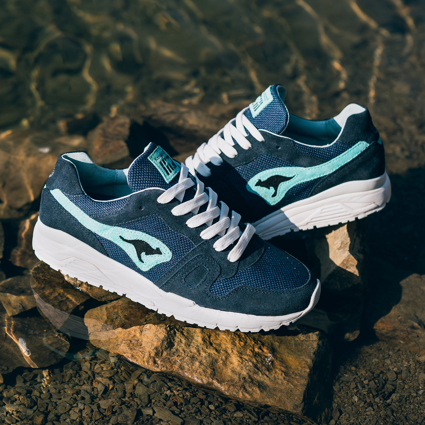 KangaROOS Omnirun x Bracenet 'Ocean 72' - Made in Germany Navy / Turquoise / White 47020 000 4406-44