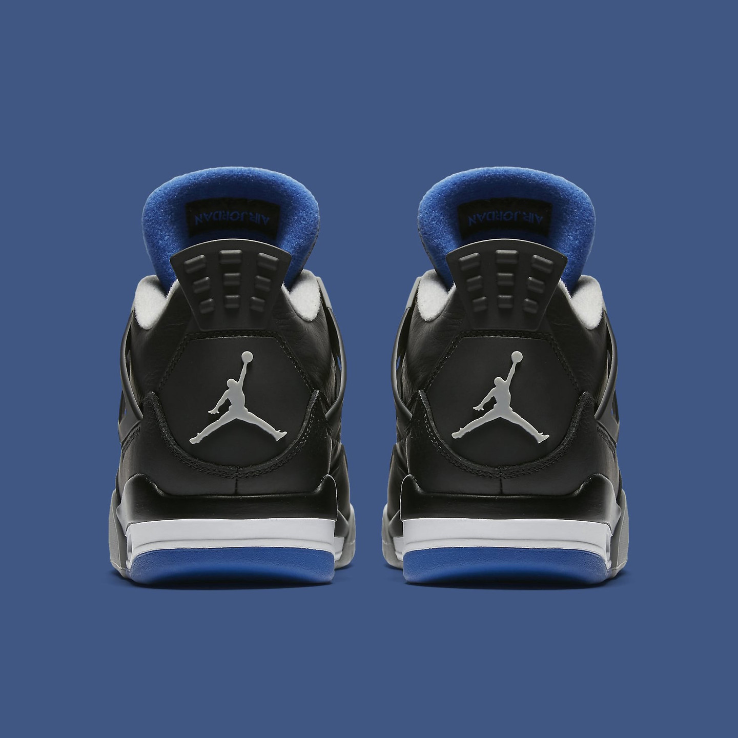 Jordan Air Jordan 4 Retro GS Black / Game Royal / Matte Silver  408452-006-39