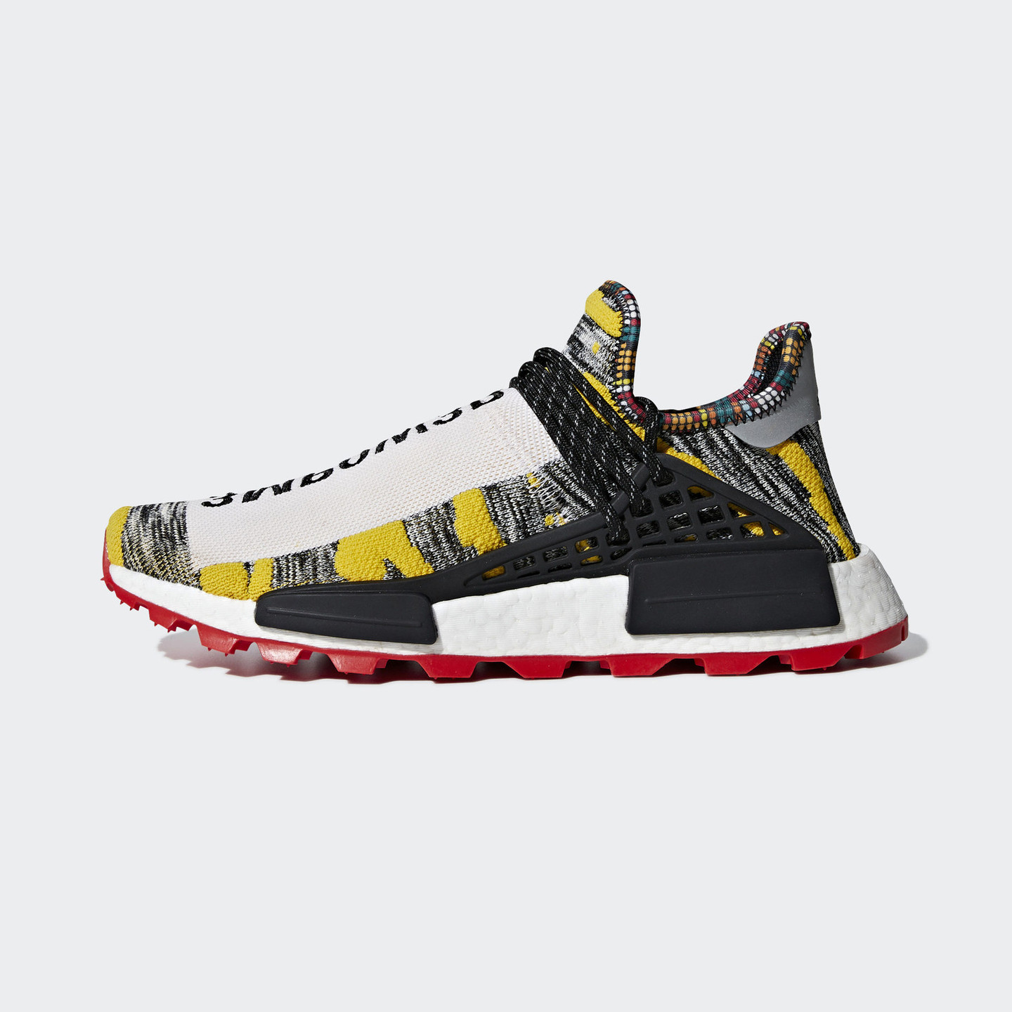 Adidas Pharrell Williams 'Solar HU' NMD Supplier Colour / Core Black / Red BB9527-43.33