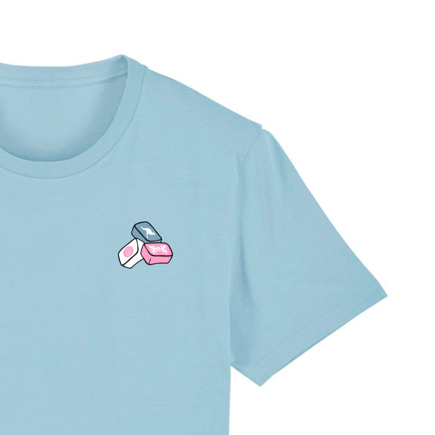 KangaROOS Tee x Sneakerholics 'Bubblegum' Bubble Blue SNKRHLCSTEEBLU-XL