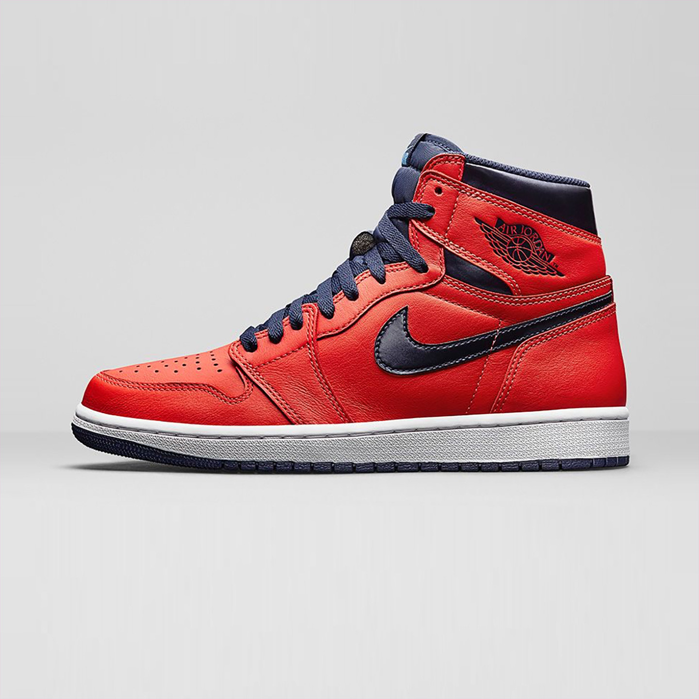 Nike Air Jordan 1 Retro High OG 'Letterman' Light Crimson / University Blue 555088-606-47.5