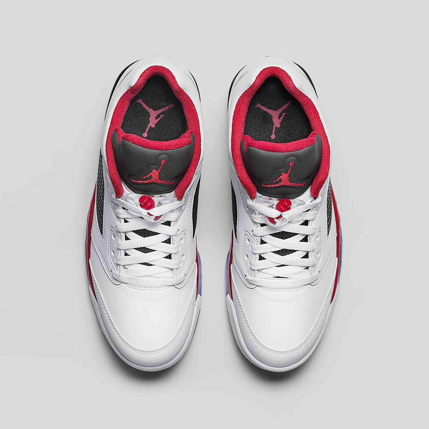 Jordan Air Jordan 5 Low Retro 'Fire Red' White / Fire Red / Black 819171-101-43