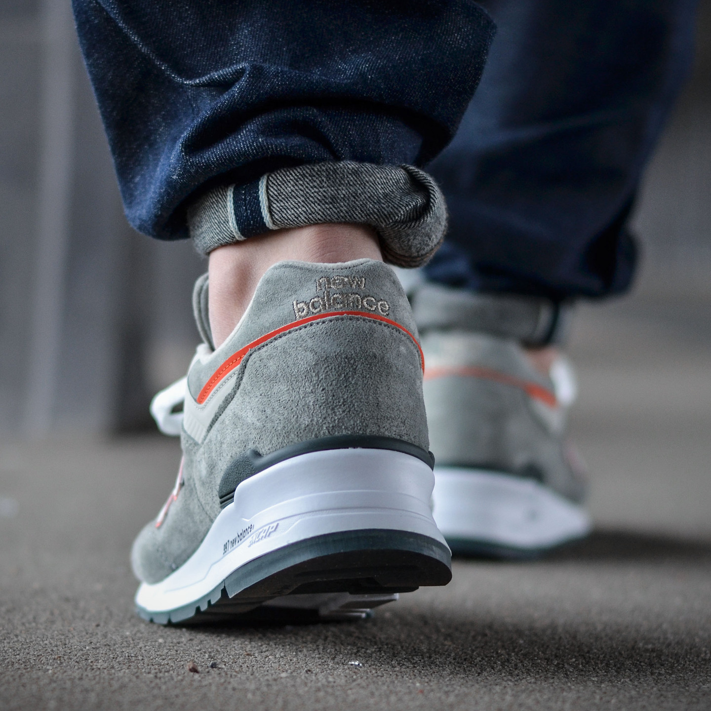 New Balance M997 Made in USA Grey / Orange M997CHT-42.5
