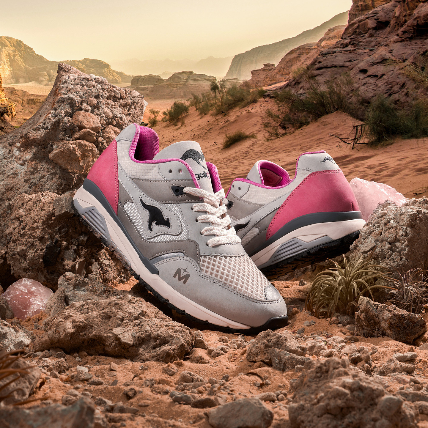 KangaROOS 'Inside Job 1.5 Quartz' x Morprime x Tommy Triggah - Made in Germany Rose Quartz / Grey / Black 804002-6604-47