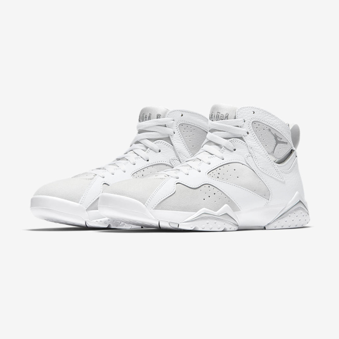 Jordan Air Jordan 7 Retro 'Pure Money' White / Metallic Silver 304775-120-42.5