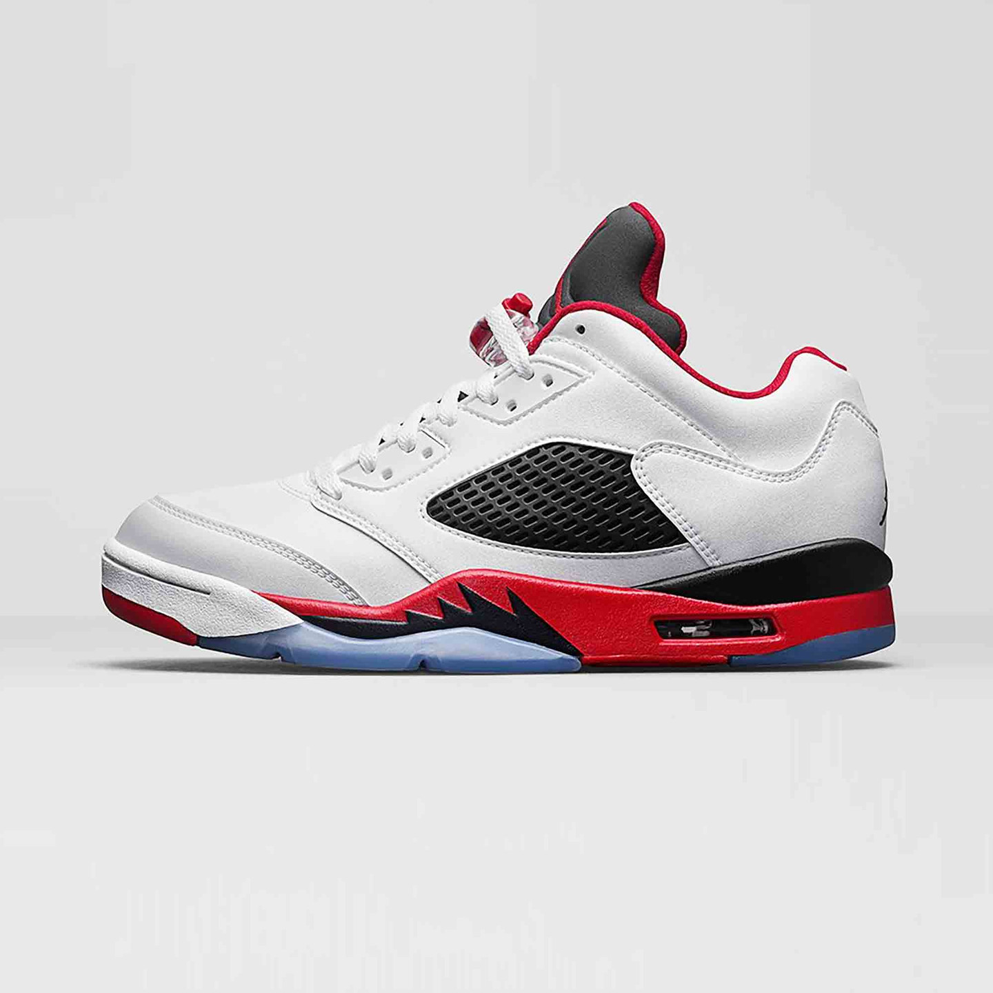 Jordan Air Jordan 5 Low Retro 'Fire Red' White / Fire Red / Black 819171-101-45