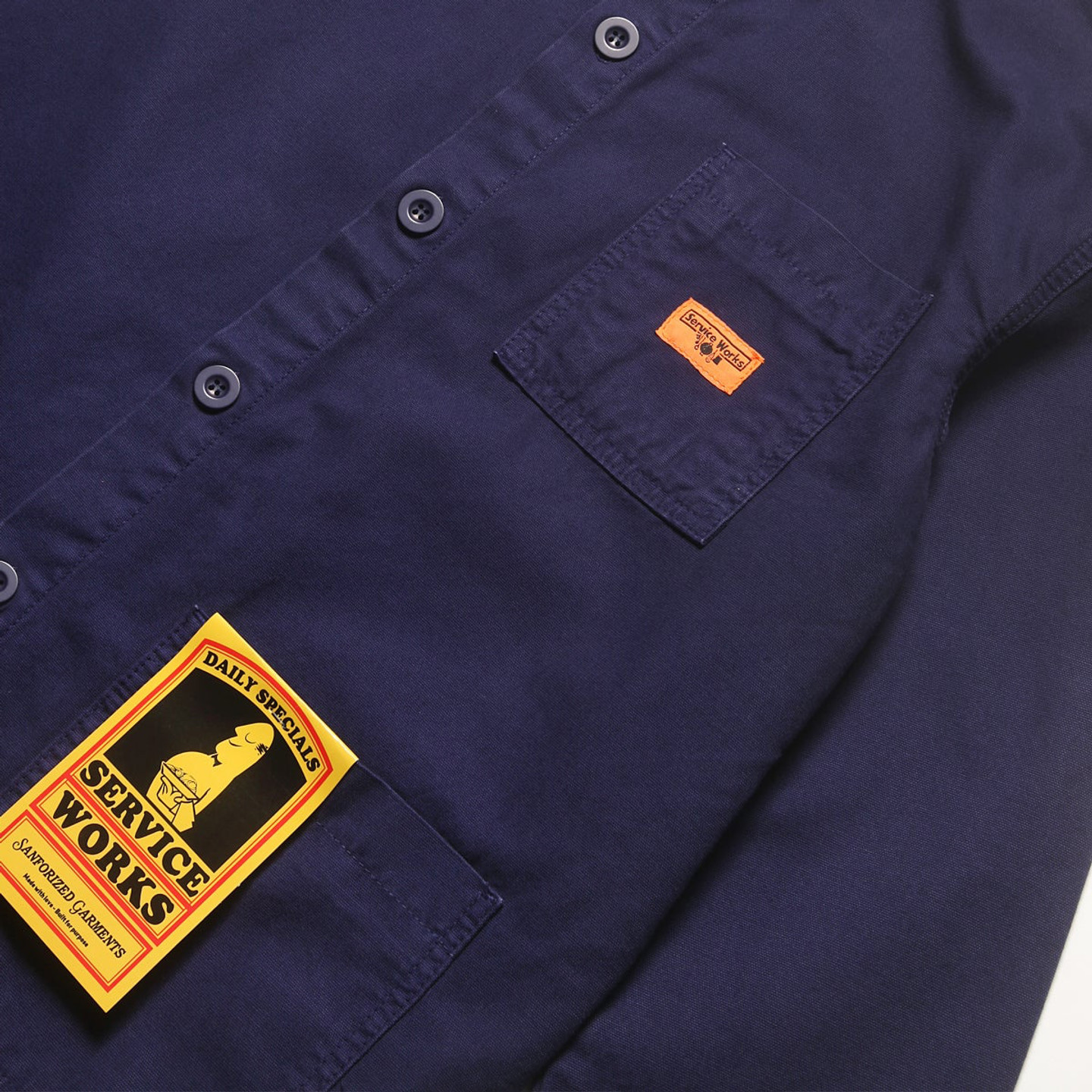 Service Works Coverall Jacket Navy / Orange SW-SS24-1043