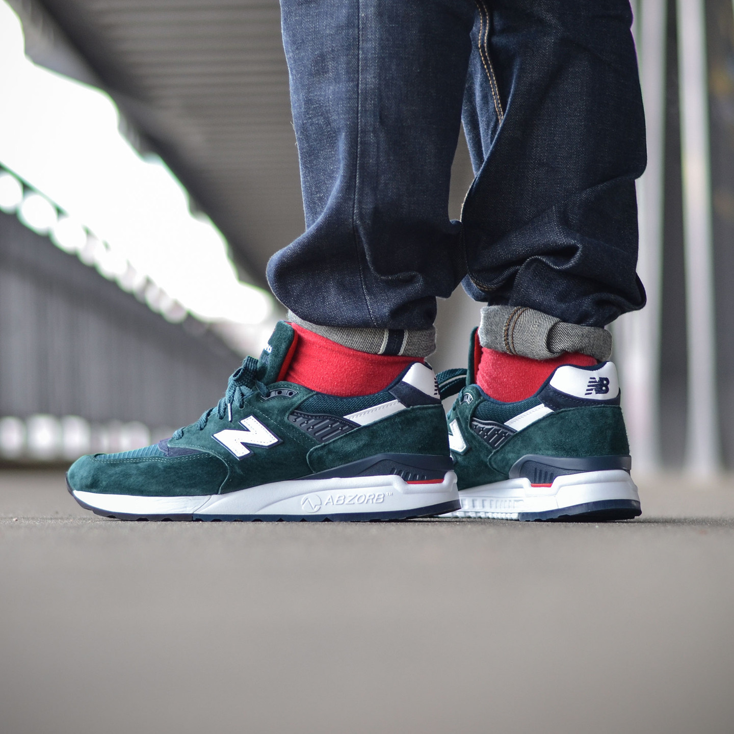 New Balance M998 Made in USA Dark Green M998CHI-43