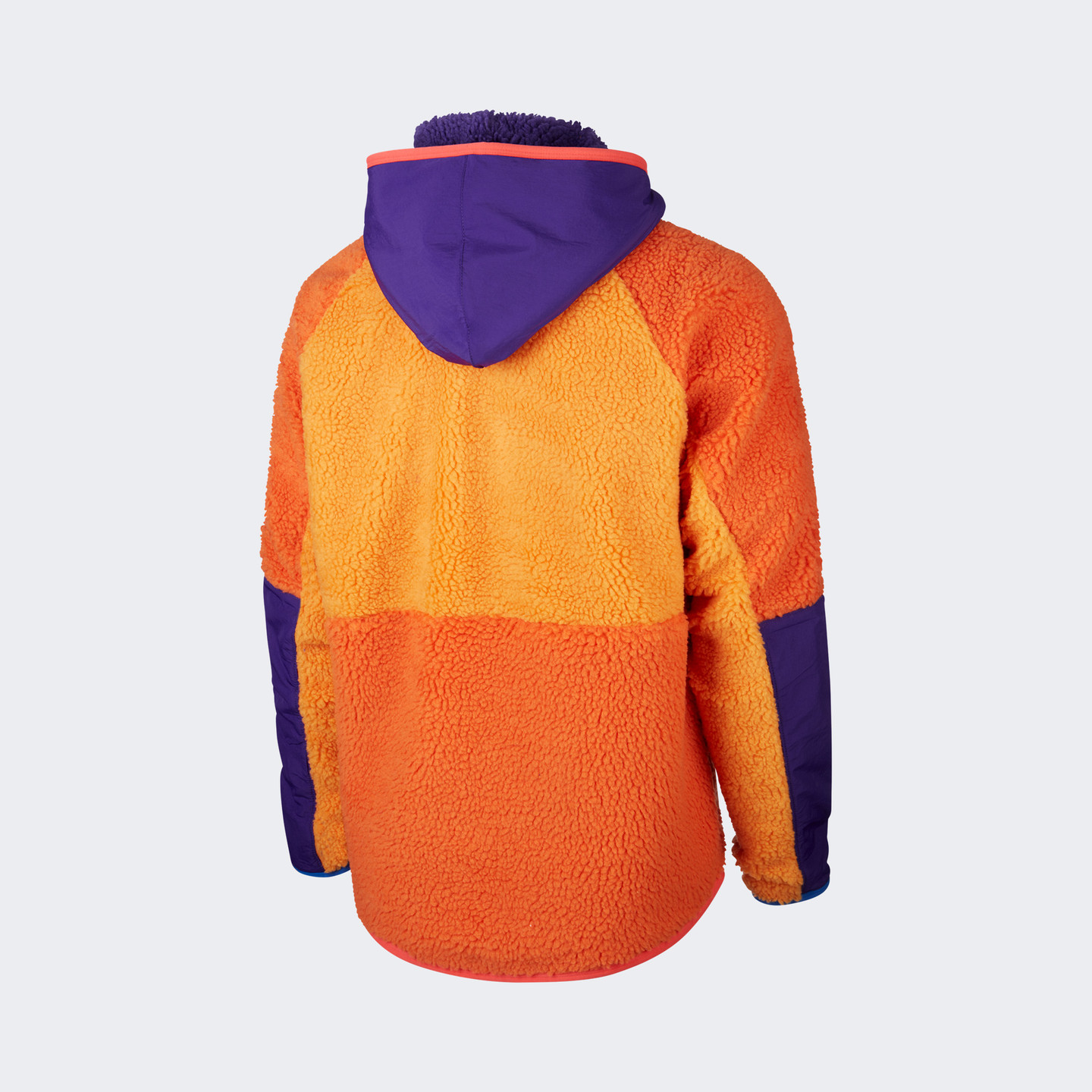Nike NSW Sherpa Half-Zip Hoodie Kumquat / Court Purple / Starfish BV3766-886-XXL