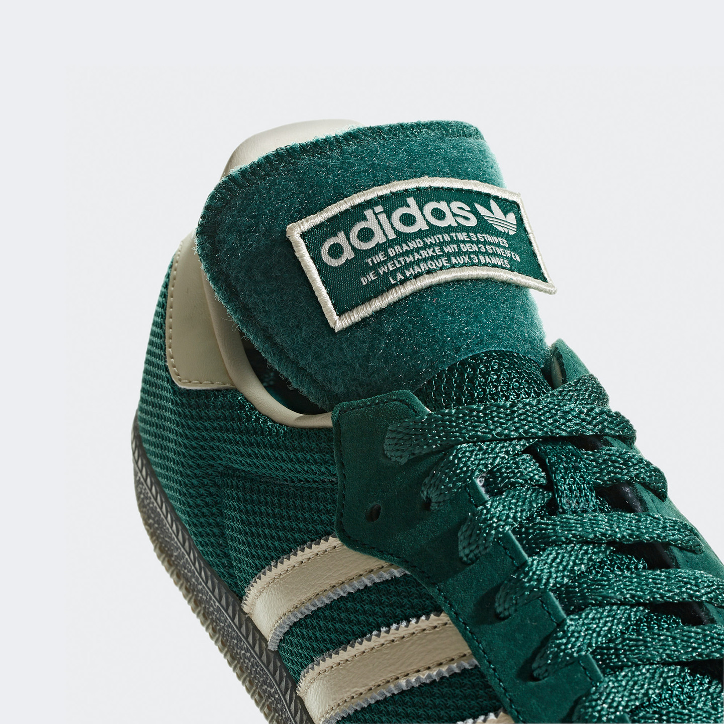 Adidas Samba LT 'Velcro Tongue' Police Green / Off White B44674-41.33