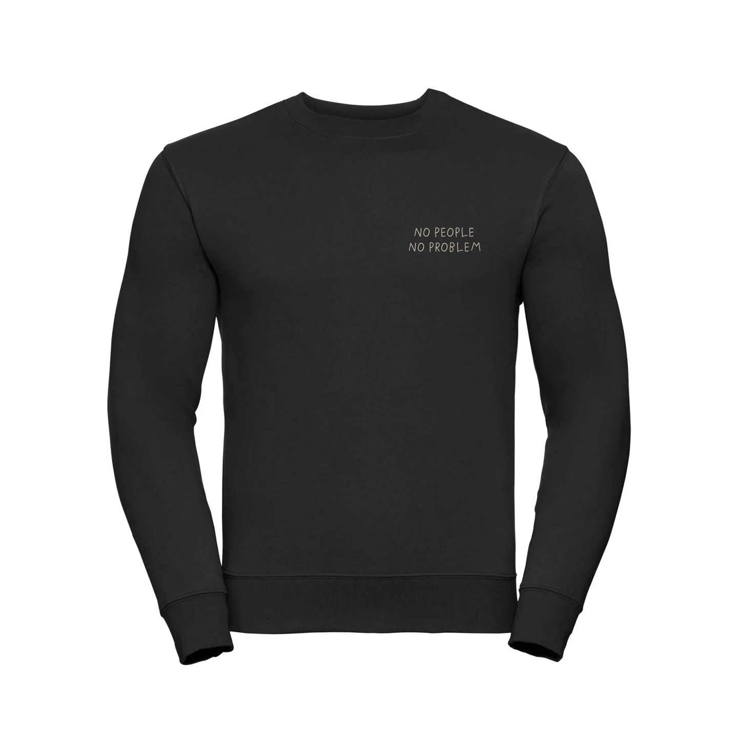 Glory Hole 'No Problem' Sweater Black / Heather Grey GHSS-SW-NP-002