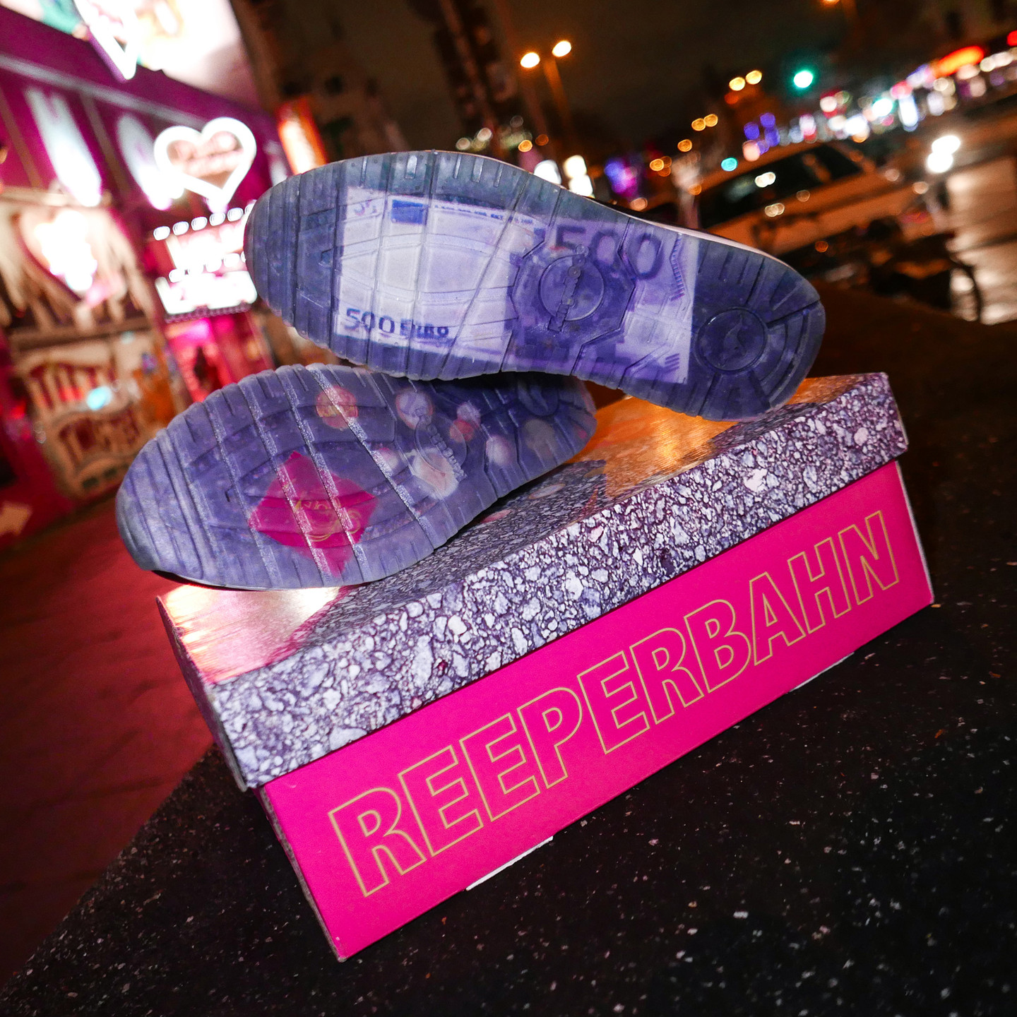 KangaROOS glOry hOle 'Reeperbahn' - Made in Germany Night Black / XXX Pink / Metallic Gold 4202X 000 50-38