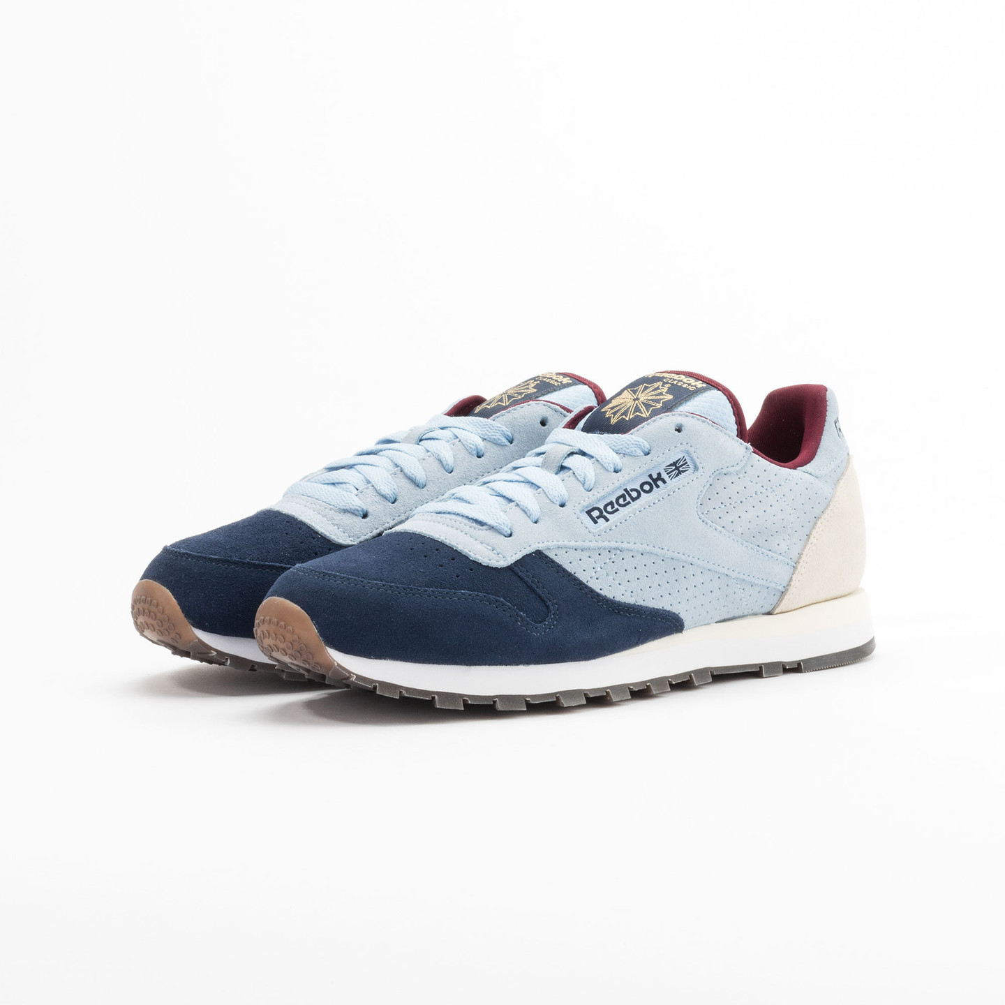 Reebok Classic Leather Int Navy / Light Blue / Sand V66829-47
