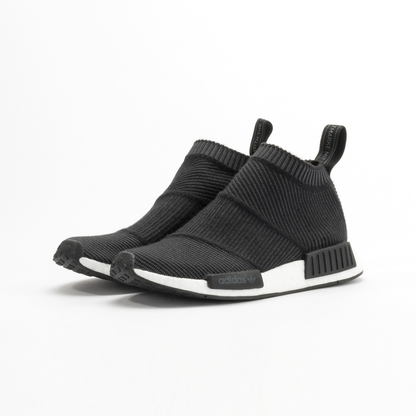 Adidas NMD CS1 City Sock Boost Primeknit Wool Core Black / Running White S32184-40