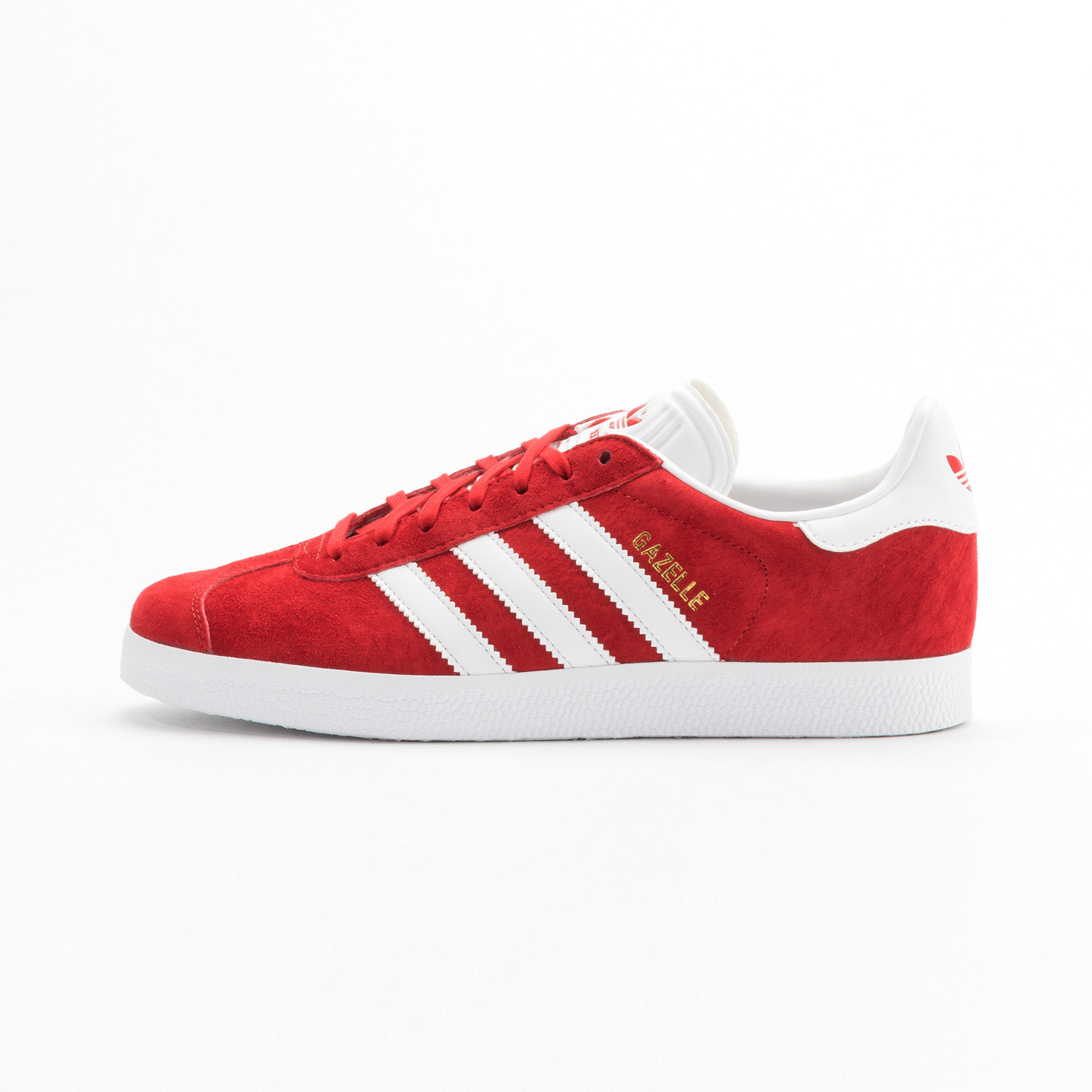 Adidas Gazelle  Scarlet Red / White / Gold Metallic S76228-40.66