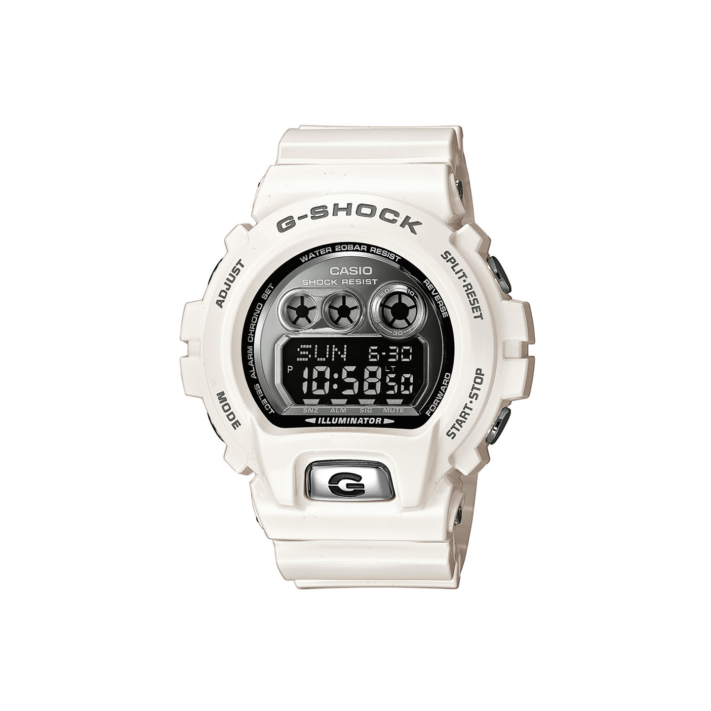 Casio G-Shock GD-X6900FB-7ER Weiss / Schwarz GD-X6900FB-7ER-one size