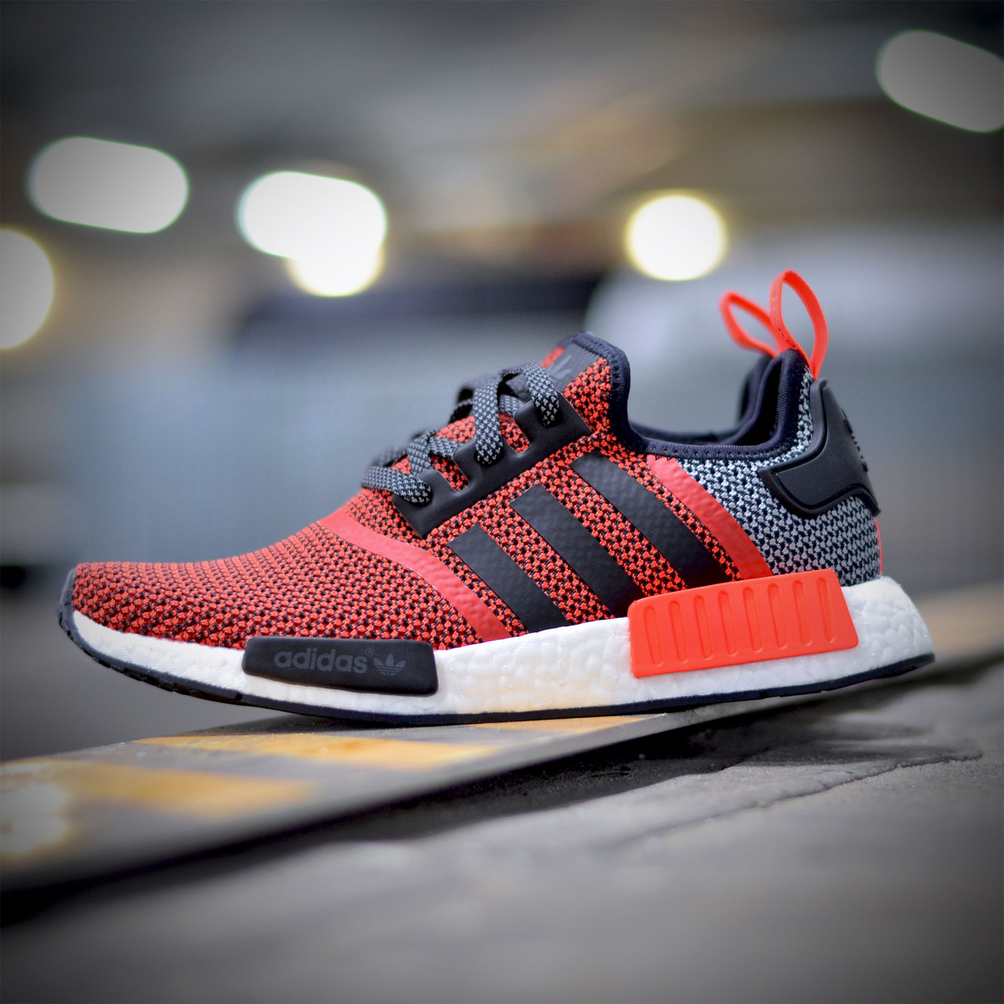 Adidas NMD R1 Runner Lush Red / Core Black S79158-46.66