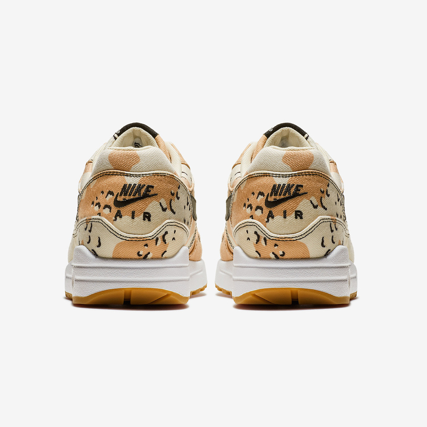 Nike Air Max 1 'Desert Camo' Beach / Black / Praline 875844-204-45