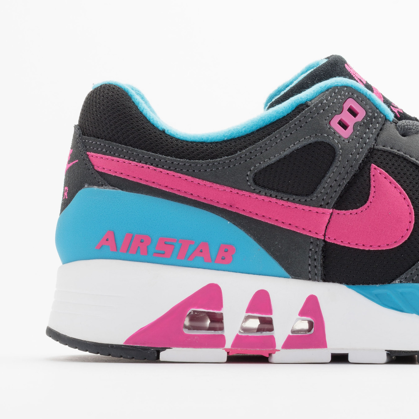 Nike Air Stab Black/Hot Pink-Anthrct-Bl Lgn 312451-004-47.5