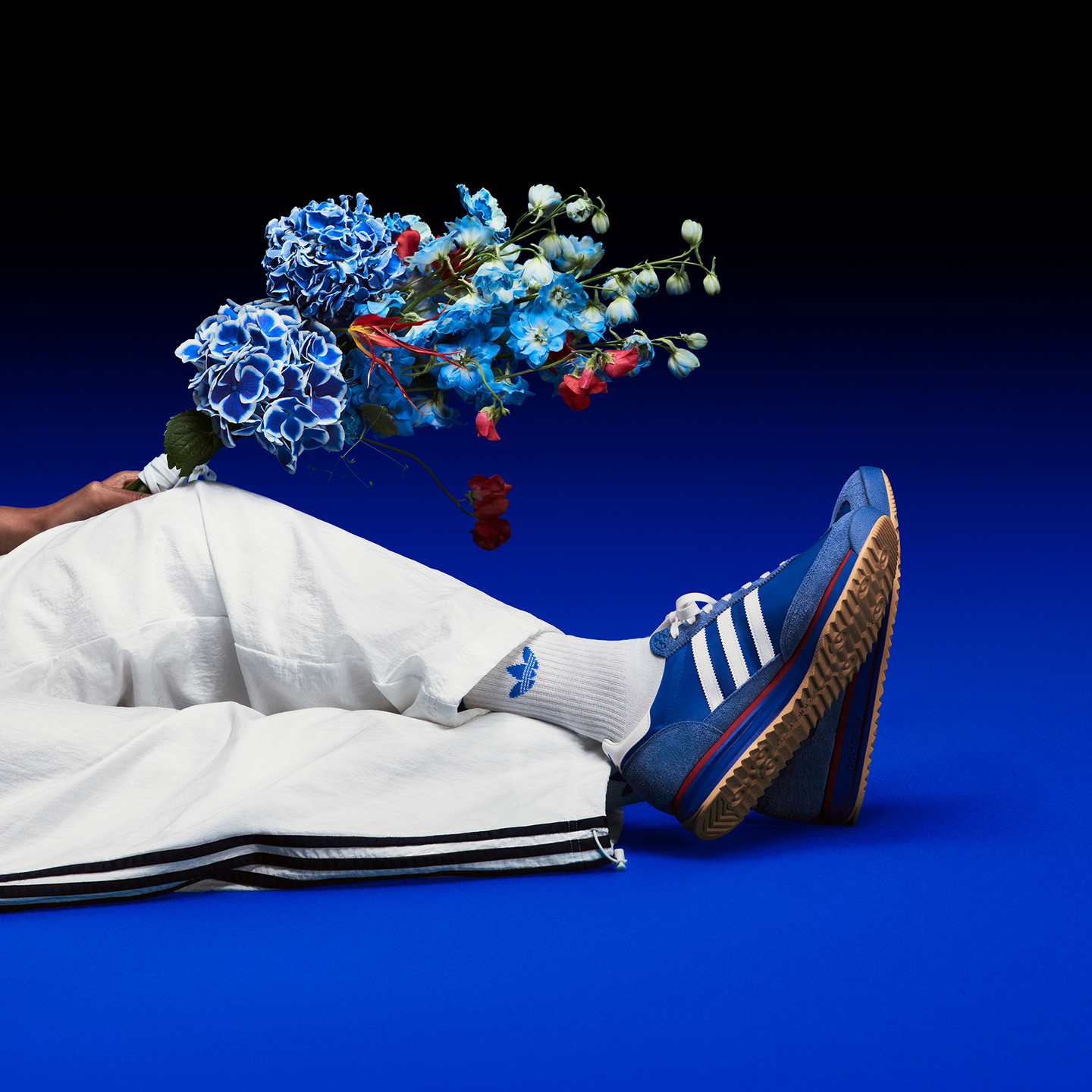 Adidas SL 72 RS Blue / Core White / Beta Scarlett IG2132-38.66