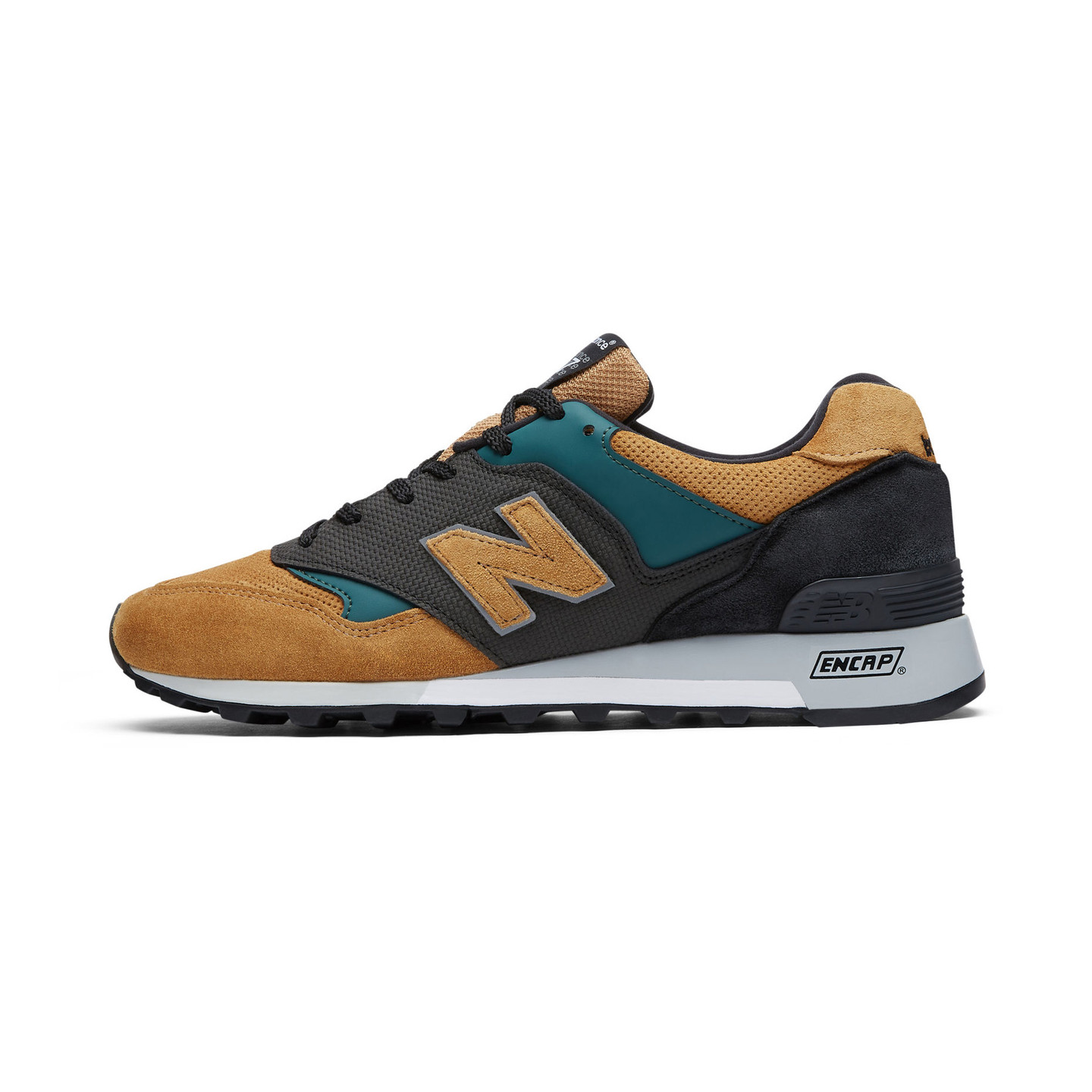 New Balance M577 TGK - Made in England Tan / Petrol / Black M577TGK-45.5