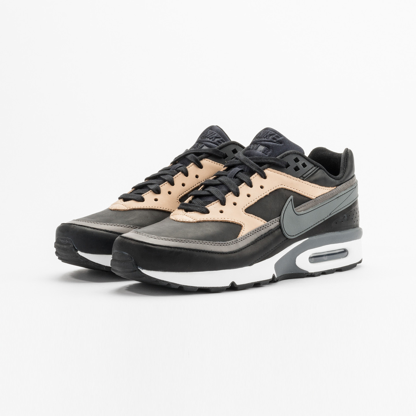 Nike Air Max BW Premium Leather Black / Dark Grey / Vachetta 819523-001-42.5
