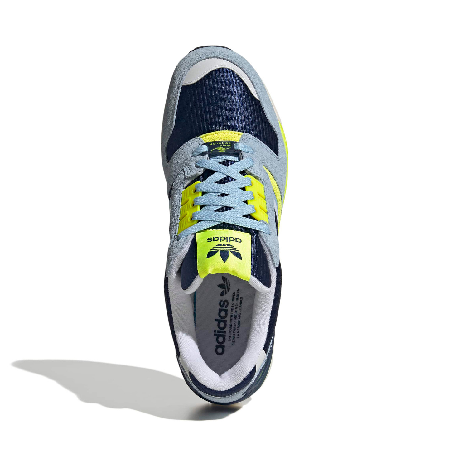 Adidas ZX 8000 Dark Blue / Footwear White / Solar Yellow KI5674-46.66