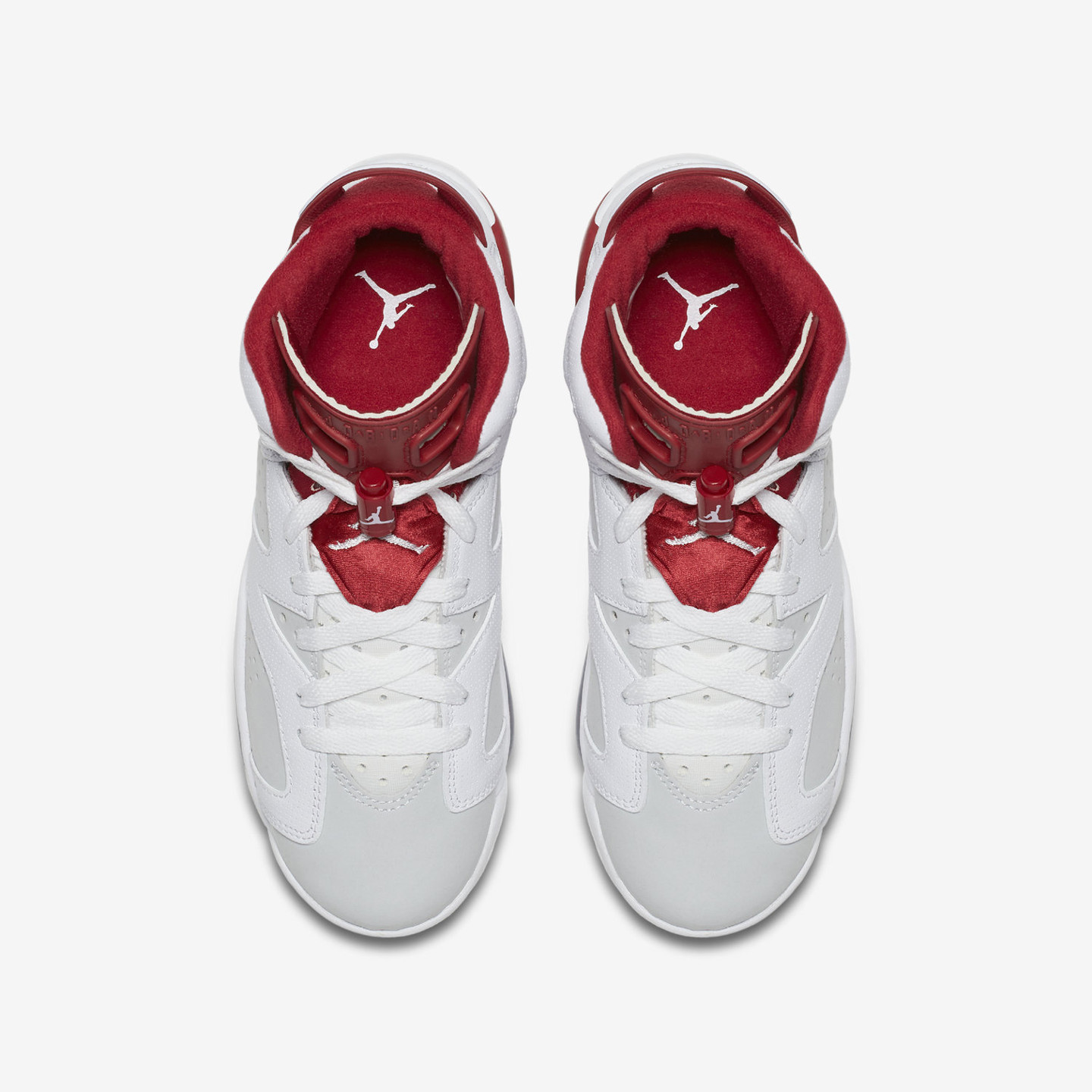Jordan Air Jordan 6 Retro Alternate GS White / Pure Platinum / Gym Red 384665-113-37.5