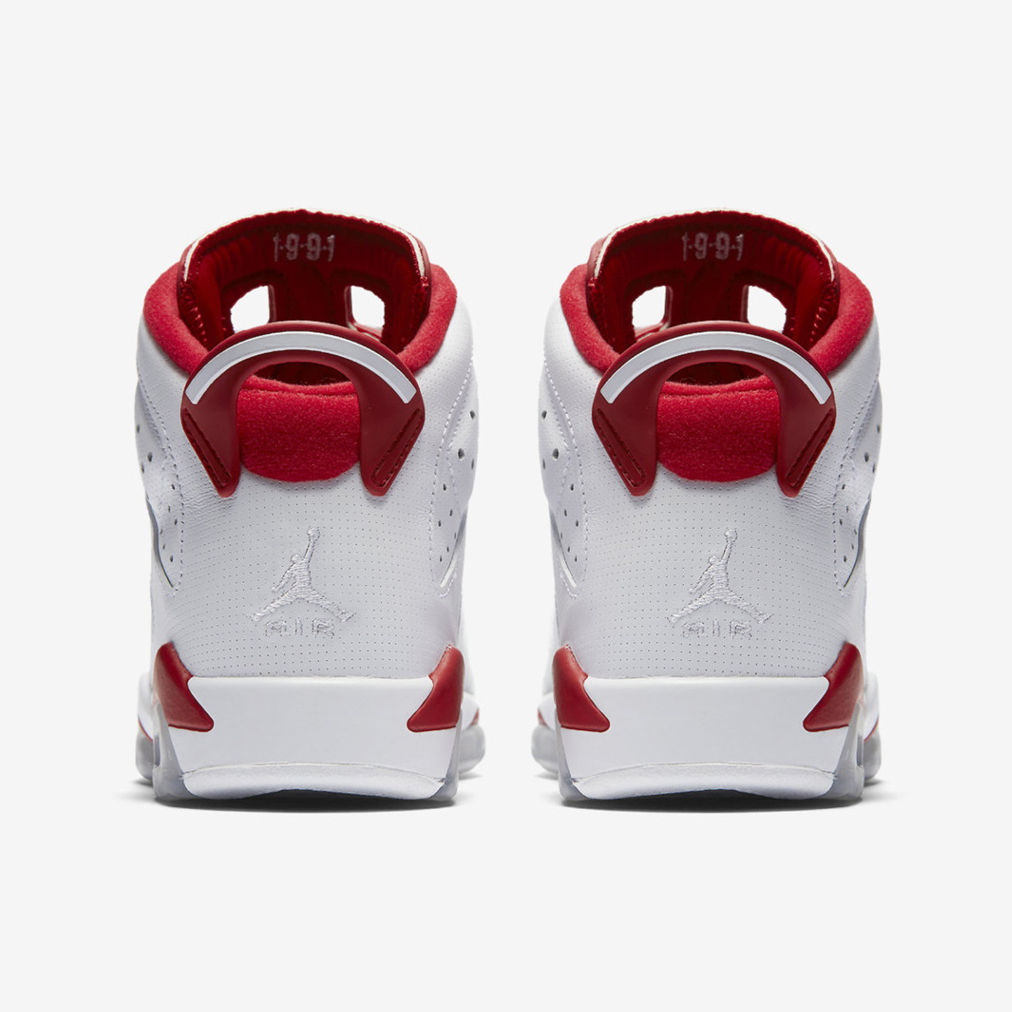 Jordan Air Jordan 6 Retro Alternate GS White / Pure Platinum / Gym Red 384665-113-38