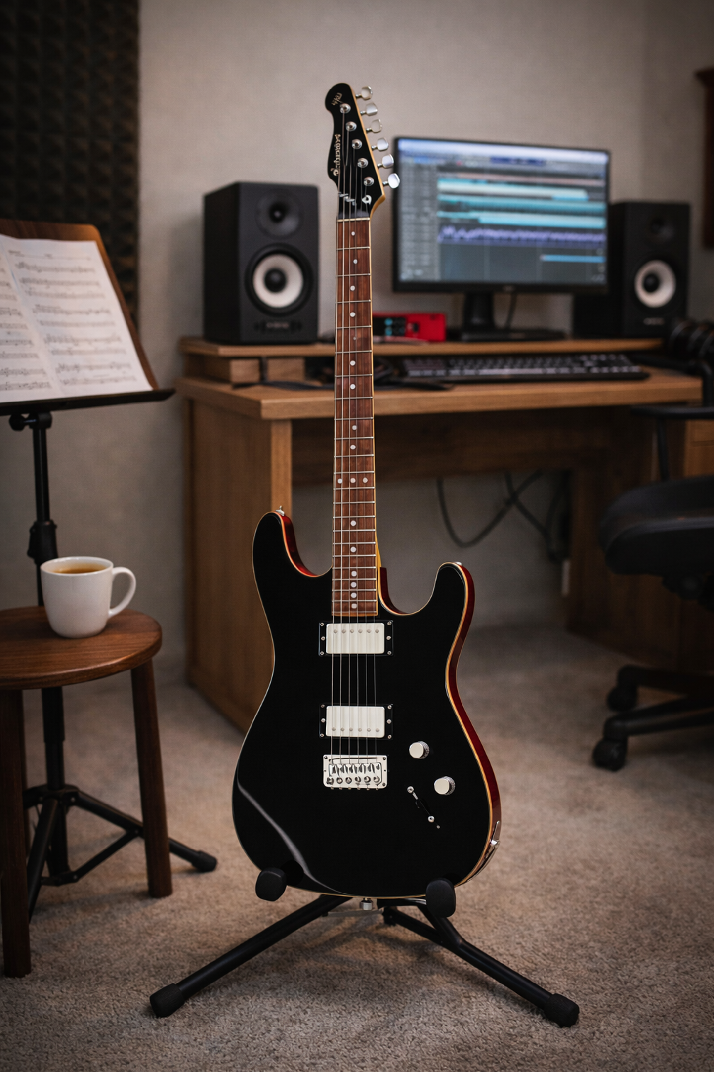 Harley Benton Fusion-T HH HT LH EB BK