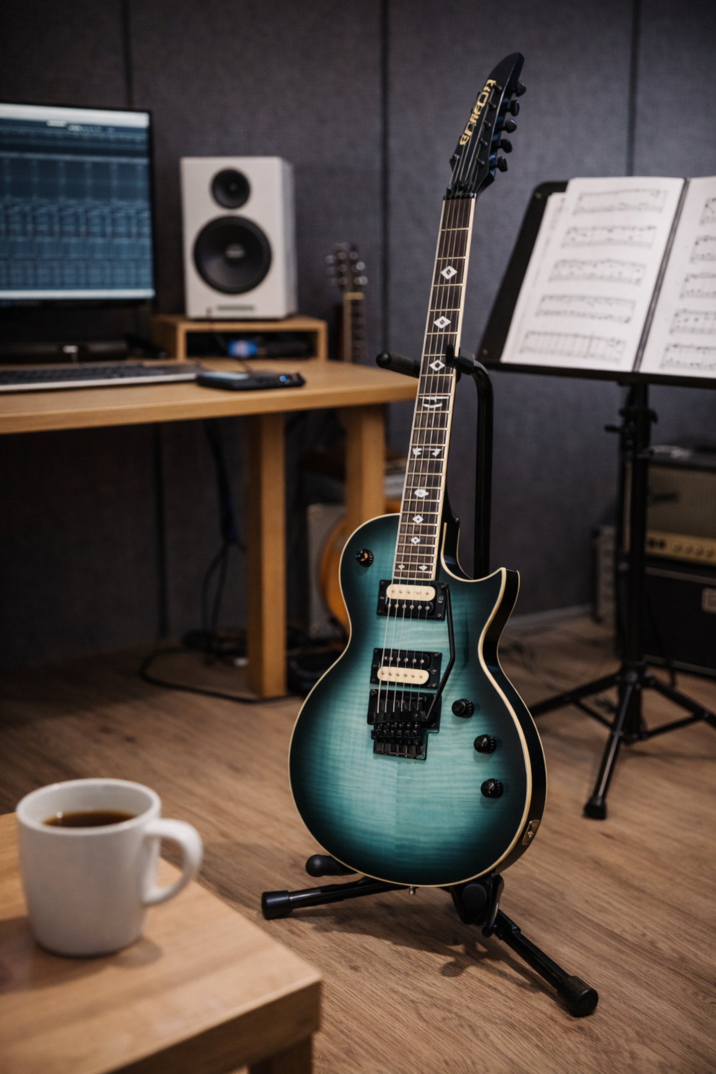 Kramer Guitars Assault Figured Caribbean Blue