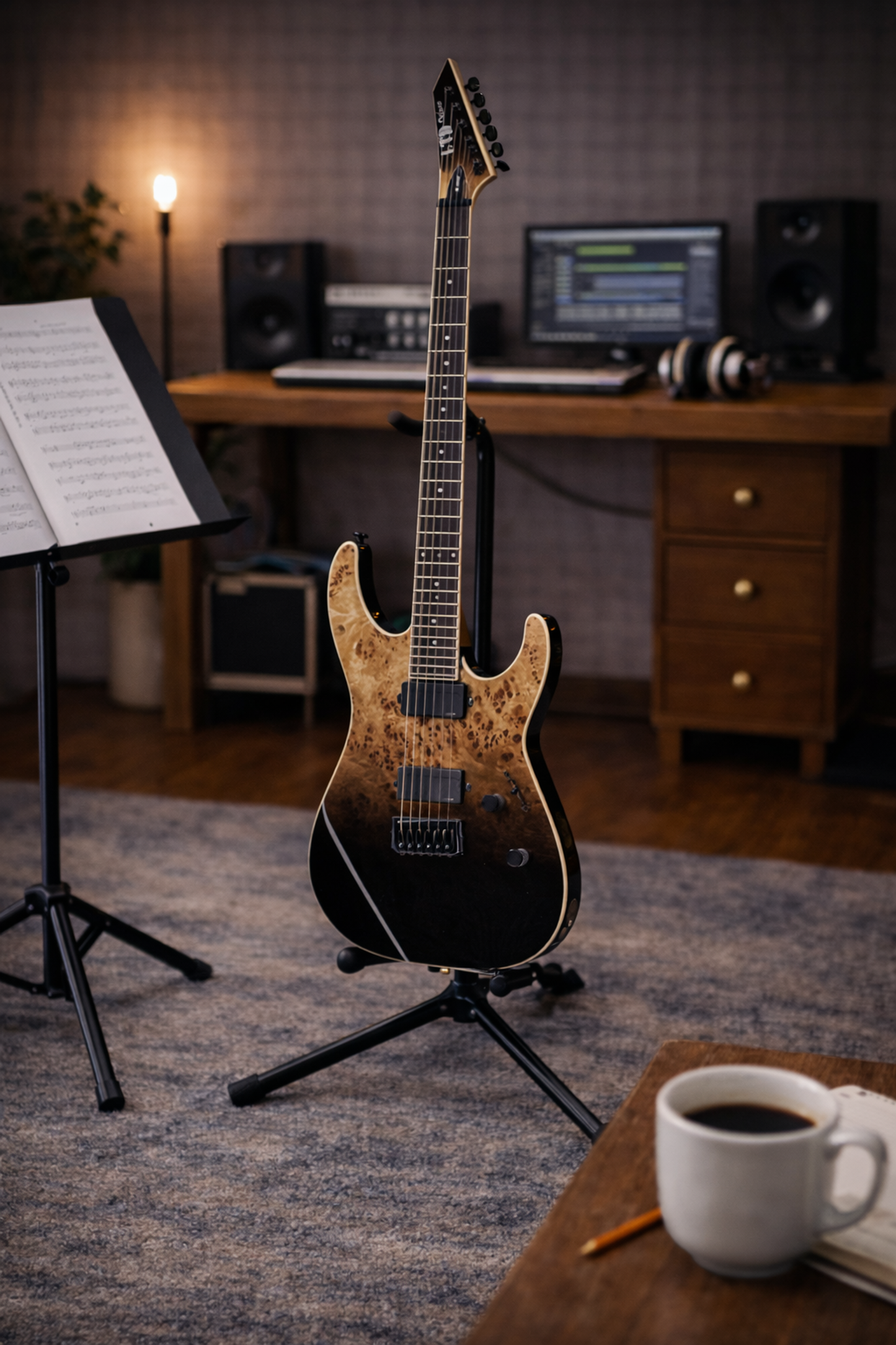 ESP LTD M-1000HT BP Black Fade