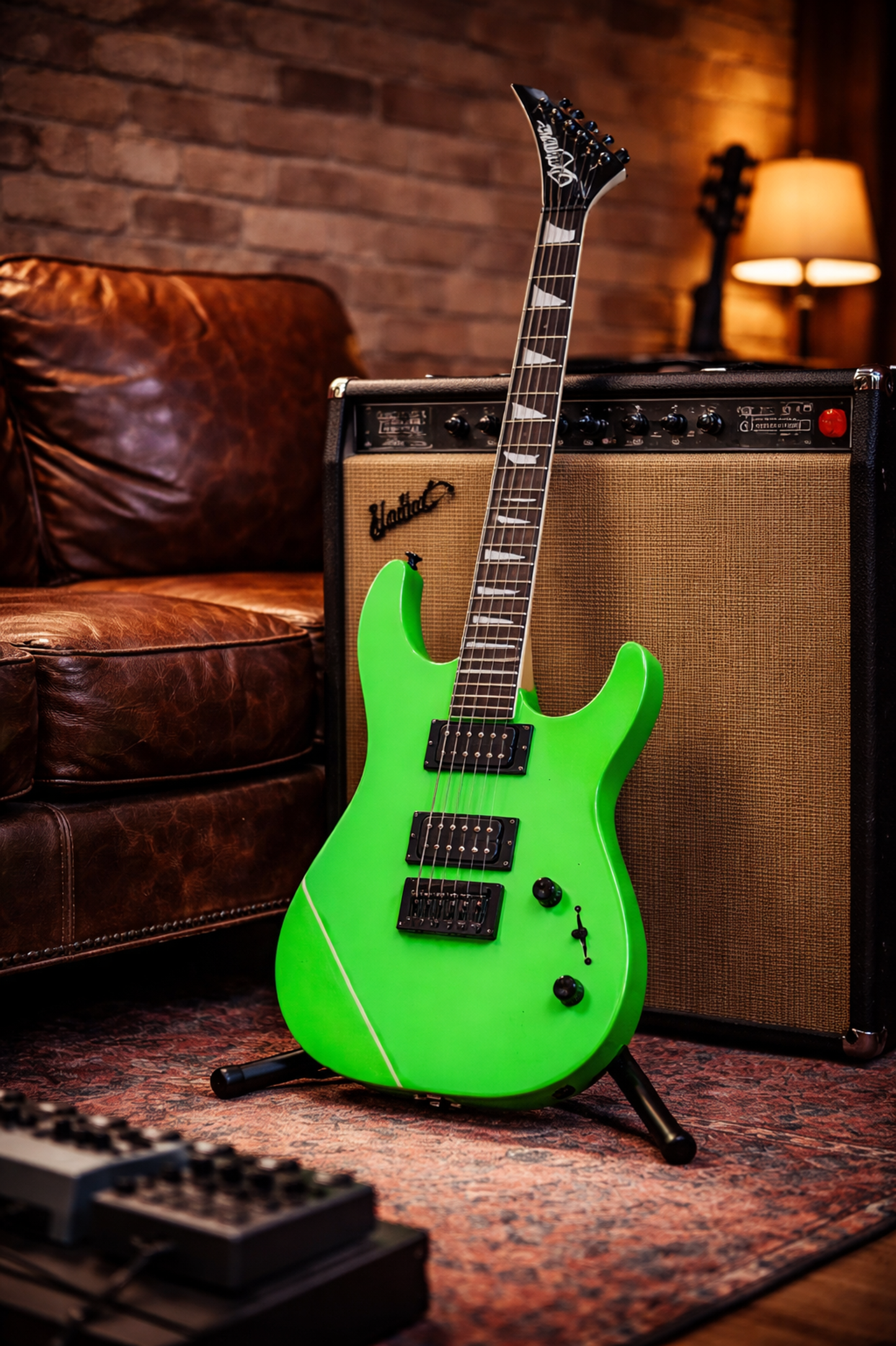Jackson JS1X Dinky Minion Neon Green