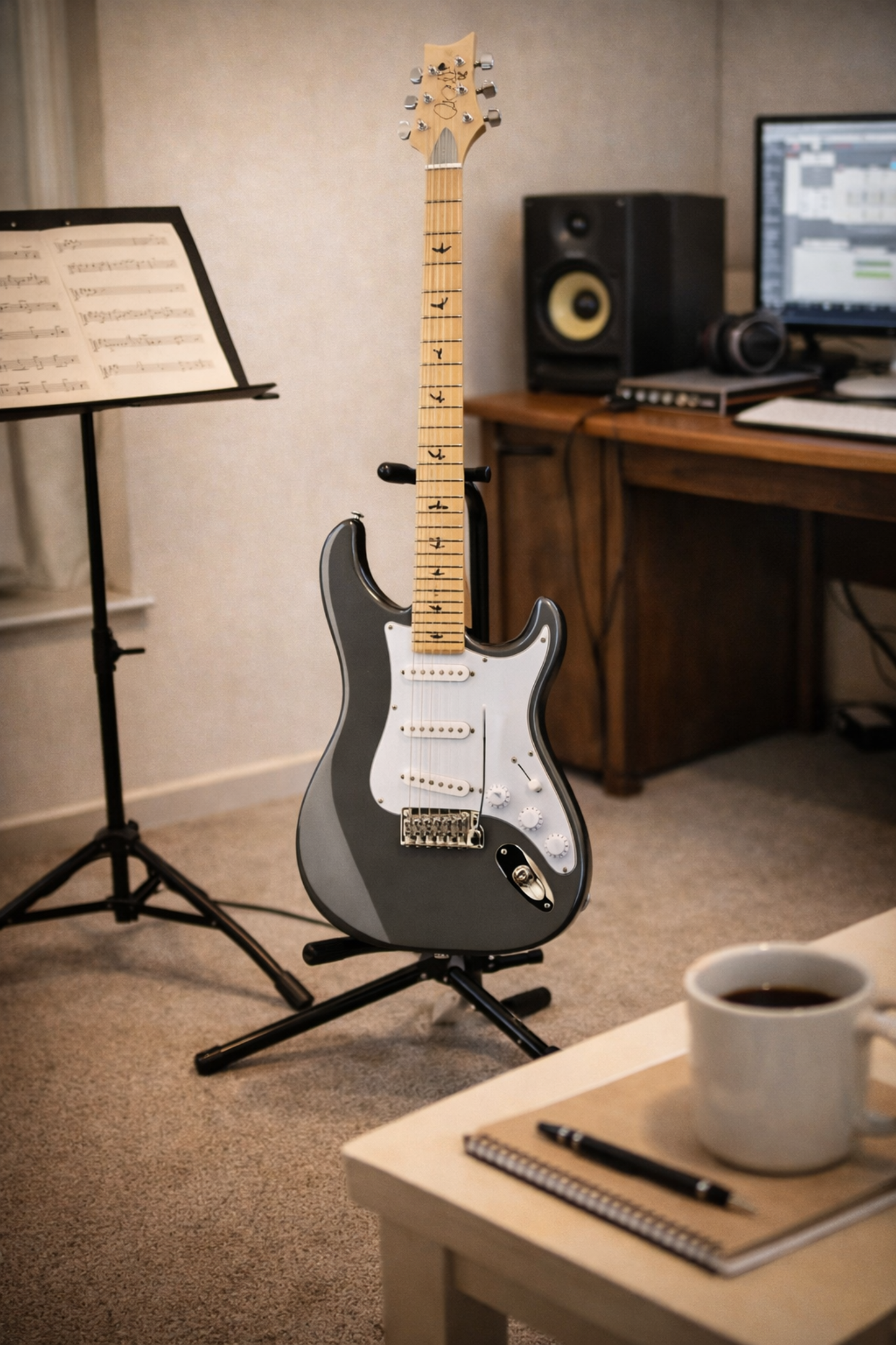 PRS SE Silver Sky Overland Gray