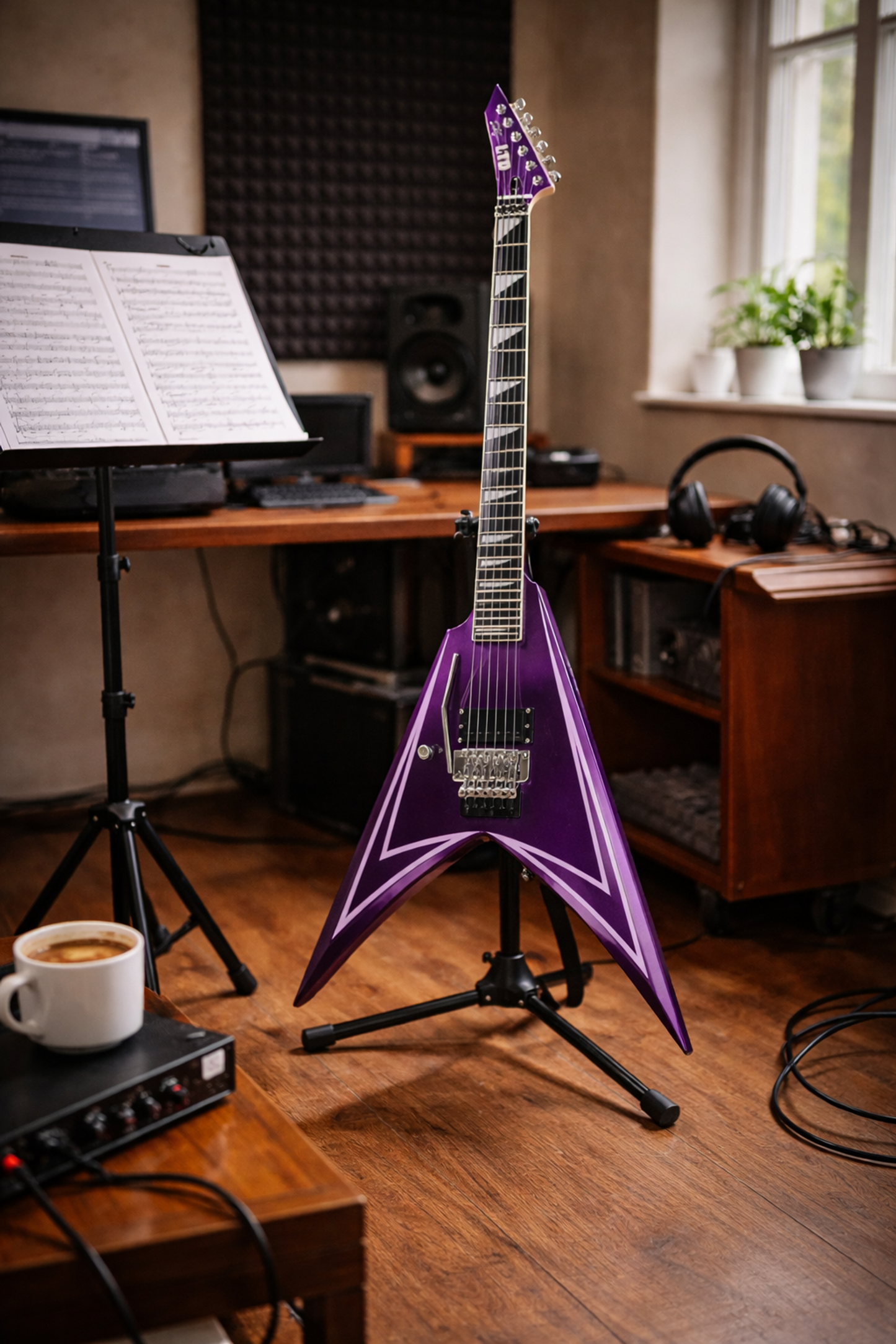 ESP LTD Alexi Hexed Sawtooth LH