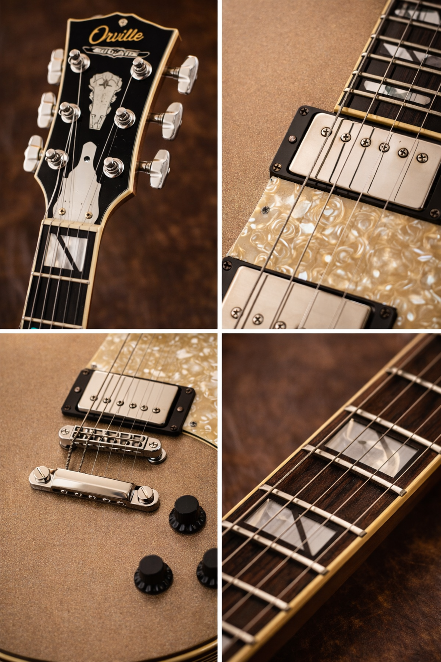 DAngelico Deluxe Atlantic Desert Gold