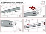 BRUNS Führungsschiene – 0,75 m für Gerätehalter & Gerätehaken