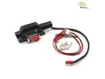 1:10/1:14 Seilwinde aus Metall rot mit Stahlseil 7,2V