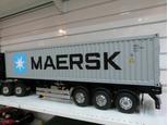 Mercedes-Benz Actros 3363 6x4 GigaSpace RTR + 40ft.Container Auflieger Maersk
