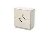 Kommode aus Holz in grau für Flur und Gästezimmer