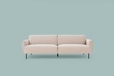 2-Sitzer Moss Slim mit Metallfüßen