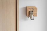 Schlüsselhalter magnetisch Wand Flur Holz Design